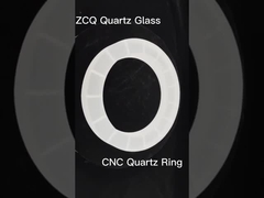 Resistência de alta temperatura da flange de quartzo da elevada precisão do Cnc do laboratório