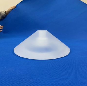 Frosted Quartz Glass Part For High Temperature Perforated Machining At 1200°C