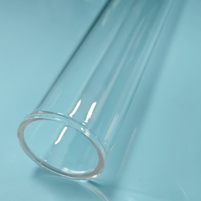 Quartz End Capped Tube OD43xWall3xL495mm High Purity One End Hermetically Sealed For Tube Furnace CVD Precursor
